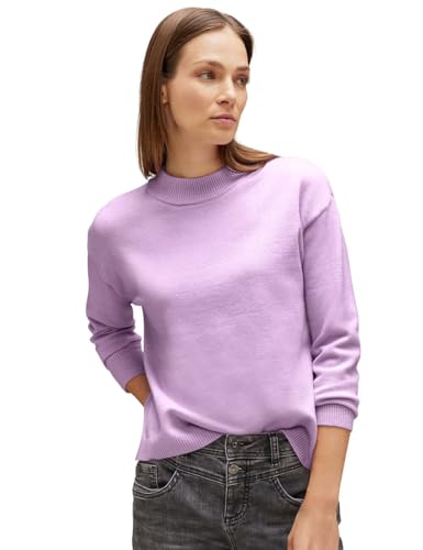 STREET ONE Damen A302480 Strickpullover, Soft Pure Lilac Melange, 40 von STREET ONE