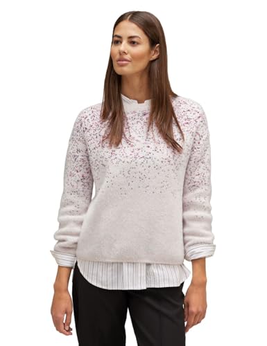 STREET ONE Damen A302542 Strickpullover, Lucid White, 46 von Street One