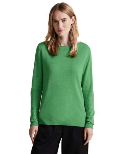 STREET ONE Damen Strickpullover, light spring green mel., 40 von Street One