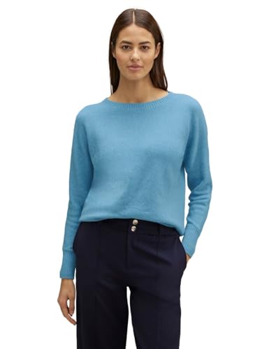 STREET ONE Damen Strickpullover Light Aquamarine Blue Mel. 40 von Street One