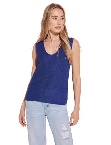 STREET ONE Damen A302737 Pullunder, Intense royal Blue, 36 von STREET ONE