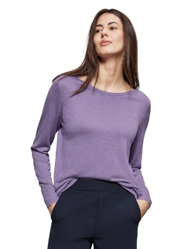STREET ONE Damen A302758 Strickpullover, Light Violet Mel, 36 von STREET ONE