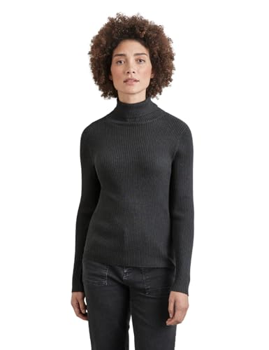 STREET ONE Damen A302838 Basic Rollkragen-Pullover,Grau, 38 von STREET ONE