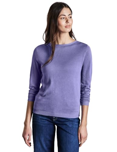 STREET ONE Damen A302973 Weicher Strickpullover, Lilac Dusk Mel., 34 EU von STREET ONE