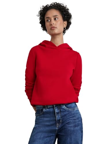 STREET ONE Damen A302976 Sweat Hoodie, Autumn Red, 34 EU von STREET ONE