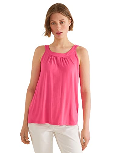 STREET ONE Damen A319646 Sommertop, Berry Rose, 36 von Street One