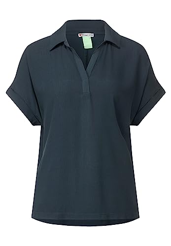 STREET ONE Damen A320027 Poloshirt, Cool Vintage Green, 38 EU von Street One