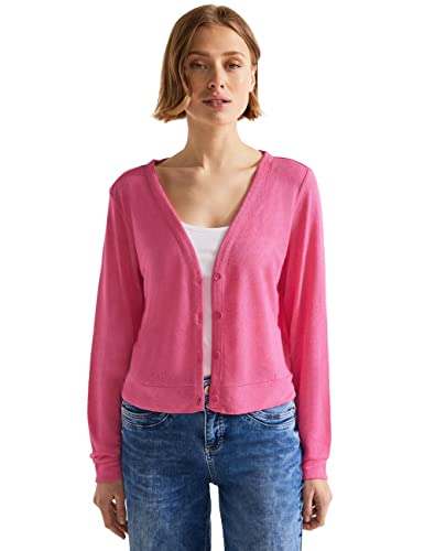 STREET ONE Damen A320106 Cardigan Bolerojacke, Berry Rose, 44 EU von Street One