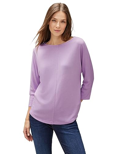 STREET ONE Damen A320428 T-Shirt 3/4 Arm, Soft Pure Lilac, 42 von Street One