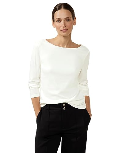 STREET ONE Damen A320502 Shirt, Off White, 34 von Street One