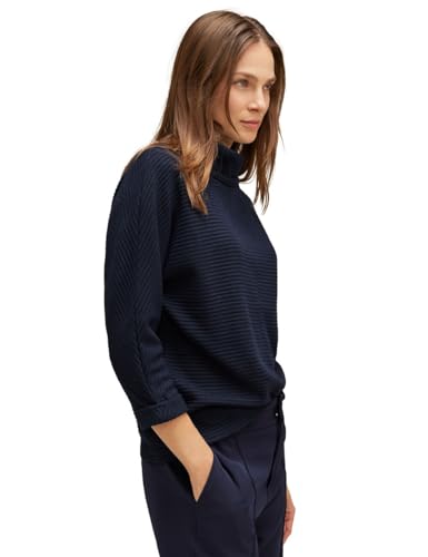 STREET ONE Damen A320567 T-Shirt 3/4 Arm, deep Blue, 42 von Street One