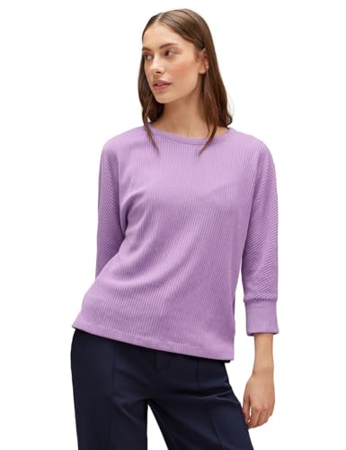 STREET ONE Damen A320570 Cord T-Shirt 3/4 Arm, Soft Pure Lilac, 36 von Street One