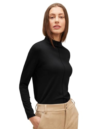 STREET ONE Damen A320574 Langarmshirt, Black, 46 von Street One