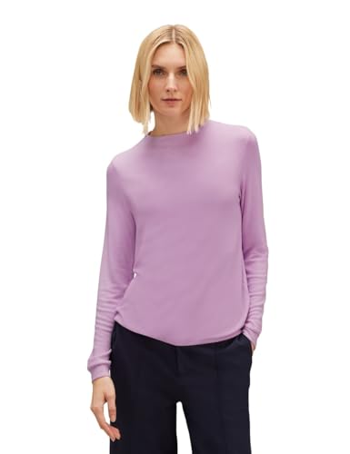 STREET ONE Damen A320674 Langarmshirt, Soft Rose Melange, 44 von Street One