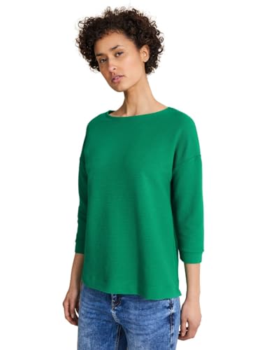 STREET ONE Damen T-Shirt 3/4 Arm, fresh spring green, 46 von Street One