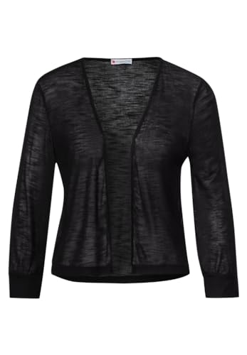 STREET ONE Damen A321271 Bolero Strickjacke, Black, 42 von Street One