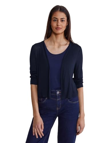 STREET ONE Damen A321271 Bolero Strickjacke, deep Blue, 40 von Street One