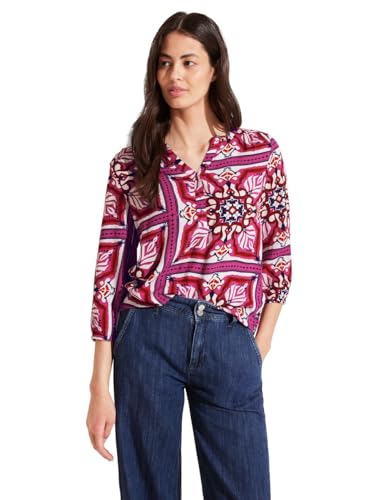 STREET ONE Damen A321326 Print T-Shirt, Magnolia pink, 40 von STREET ONE