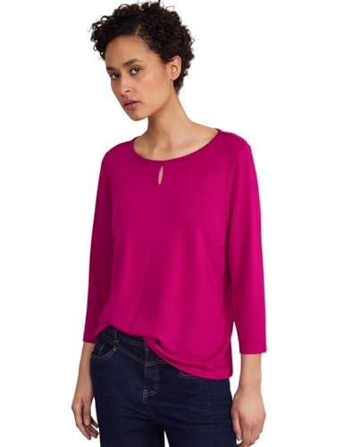 STREET ONE Damen A321369 Basic T-Shirt, Magnolia pink, 44 von Street One