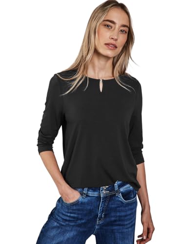 STREET ONE Damen A322904 Jersey Shirt, Black, 42 STREET ONE Damen A322904 Jersey Shirt, Black, 42 von STREET ONE