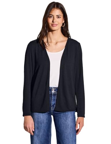 STREET ONE Damen A322908 Strick-Look Jacke, deep Blue, 36 von STREET ONE