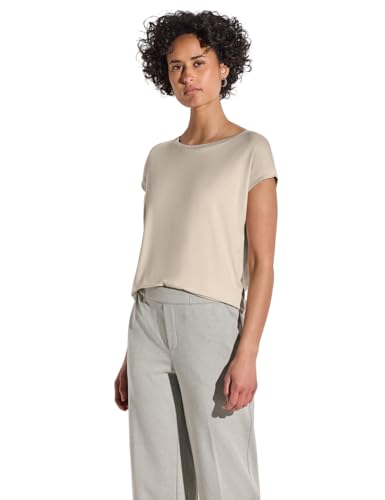 STREET ONE Damen A323150 Shirt mit Dekortape, Moonstone Sand, 40 STREET ONE Damen A323150 Shirt mit Dekortape, Moonstone Sand, 40 von Street One