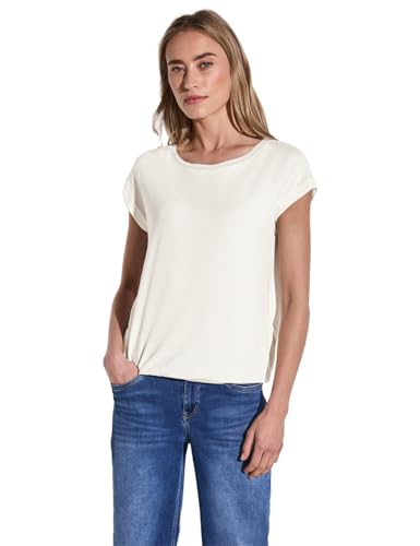 STREET ONE Damen A323150 Shirt mit Dekortape, Off White, 44 STREET ONE Damen A323150 Shirt mit Dekortape, Off White, 44 von Street One