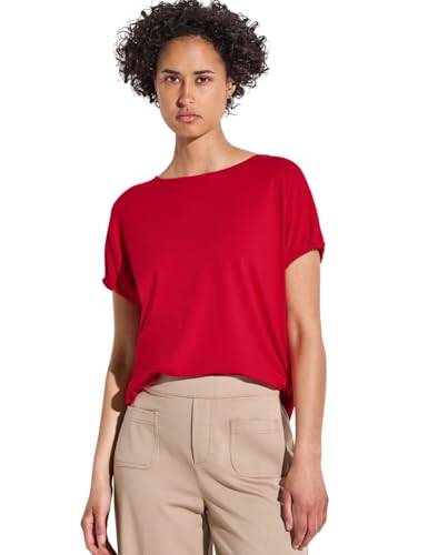 STREET ONE Damen A323153 Shirt in Unifarbe, Glory red, 42 STREET ONE Damen A323153 Shirt in Unifarbe, Glory red, 42 von Street One