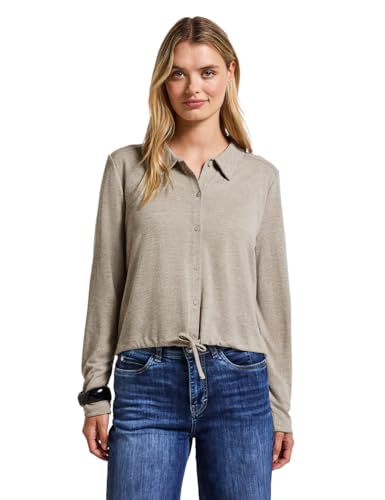 STREET ONE Damen A323542 Leinen-Look Jacke, Tumbled Beige, 44 STREET ONE Damen A323542 Leinen-Look Jacke, Tumbled Beige, 44 von Street One