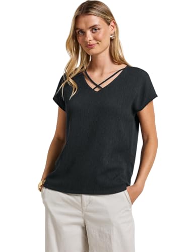 STREET ONE Damen A323555 Shirt mit Bändern, Pine Grove Green, 38 STREET ONE Damen A323555 Shirt mit Bändern, Pine Grove Green, 38 von STREET ONE