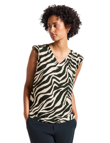 STREET ONE Damen A323570 Gemustertes Top, Pine Grove Green, 36 STREET ONE Damen A323570 Gemustertes Top, Pine Grove Green, 36 von STREET ONE