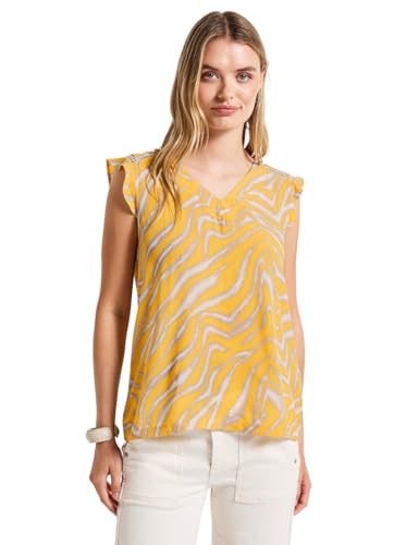 STREET ONE Damen A323583 Gemustertes Top, Buttercream Yellow, 38 STREET ONE Damen A323583 Gemustertes Top, Buttercream Yellow, 38 von STREET ONE