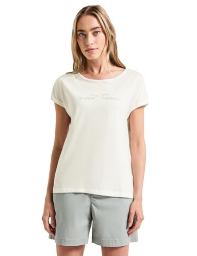 STREET ONE Damen A323610 Basic Shirt mit Print, Off White, 40 STREET ONE Damen A323610 Basic Shirt mit Print, Off White, 40 von Street One