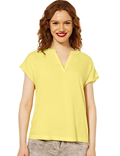 STREET ONE Damen A343122 Bluse, Merry Yellow, 44 von Street One