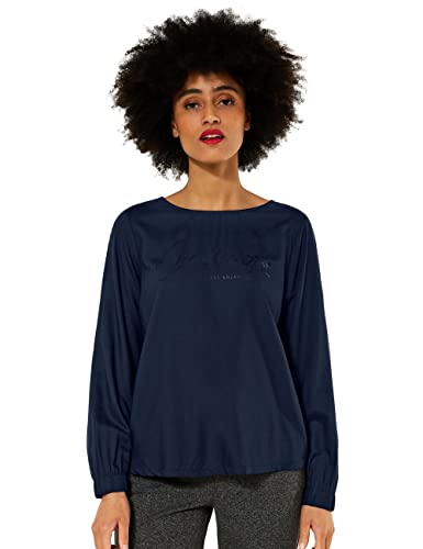 STREET ONE Damen A343650 Blusenshirt, deep Blue, 40 von Street One