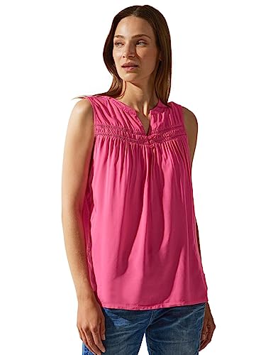 STREET ONE Damen A344063 Blusentop, Berry Rose, 34 von Street One