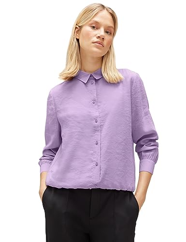 STREET ONE Damen A344197 Hemdbluse, Soft Pure Lilac, 46 von Street One