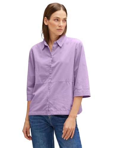 STREET ONE Damen A344285 Cord Bluse, Soft Pure Lilac, 42 von Street One