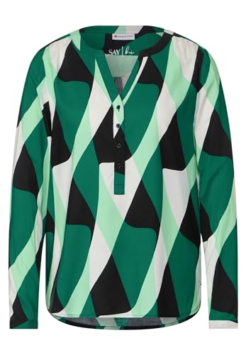 STREET ONE Damen Viskose Bluse, Fresh Spring Green, 46 von Street One