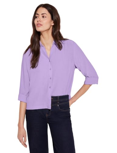 STREET ONE Damen A344667 Crepe Bluse, Smell of Lavender, 42 von Street One