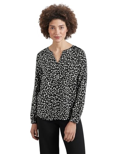 STREET ONE Damen A345205 Tunika mit Knopfleiste,Mehrfarbig, 40 von STREET ONE