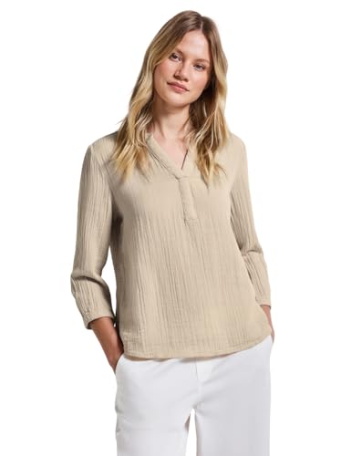 STREET ONE Damen A345607 Musselin Tunika, Coastal Beige, 34 STREET ONE Damen A345607 Musselin Tunika, Coastal Beige, 34 von Street One