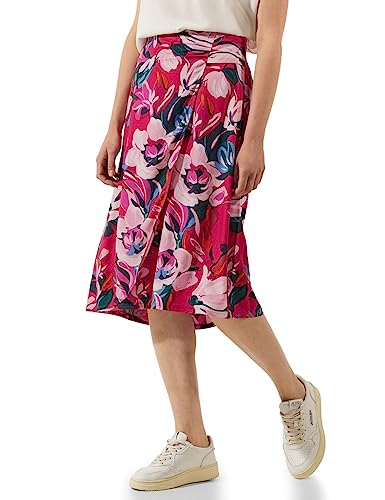 STREET ONE Damen A361310 Wickelrock Floral, Berry Rose, 38W EU von Street One