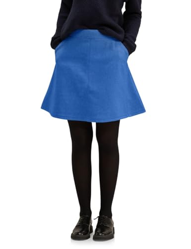 STREET ONE Damen A361403 Rock, Intense Gentle Blue Melange, 34 von STREET ONE