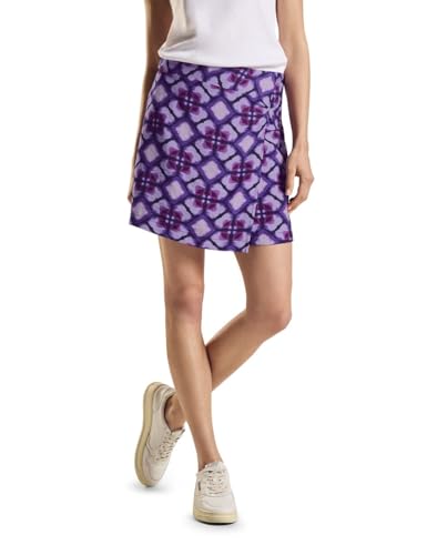 STREET ONE Damen A361504 Kurzer Rock, Bellflower Lilac, 40 von STREET ONE
