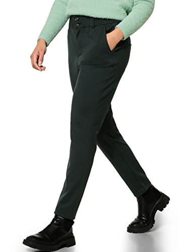 STREET ONE Damen A375854 Paperbag Stoffhose, deep Clary Mint, W38/L30 STREET ONE Damen A375854 Paperbag Stoffhose, deep Clary Mint, W38/L30 von STREET ONE