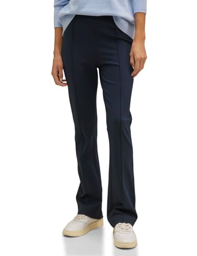 STREET ONE Damen A376710 Bootcut Hose, deep Blue, 44W x 30L von Street One