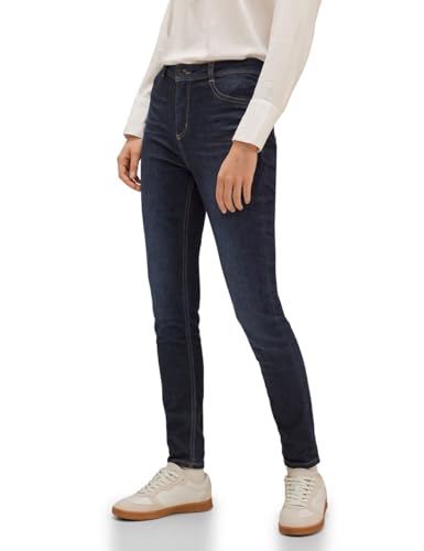 STREET ONE Damen A376796 Jeanshose Jeggings, Blau, 36W x 30L von STREET ONE
