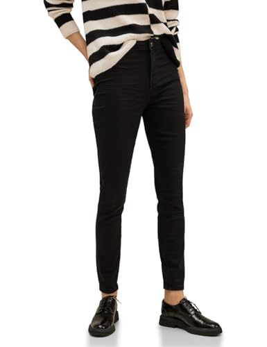 STREET ONE Damen A376799 Jeanshose Jeggings, Schwarz, 36W x 30L von Street One