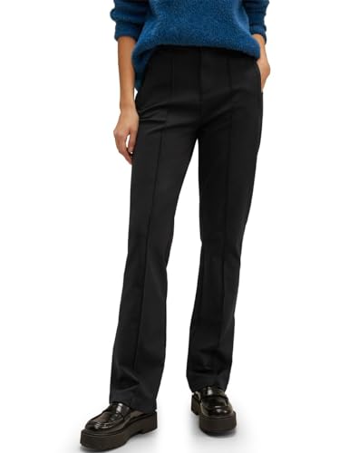 STREET ONE Damen A377042 Bootcut Hose, Black, 36W / 30L von STREET ONE